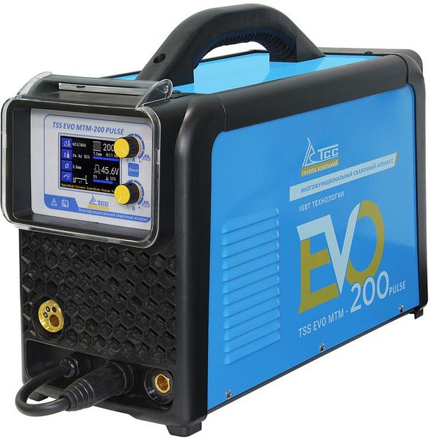 Сварочный полуавтомат ТСС EVO MTM-200 PULSE инвертор MMA/TIG/MIG 5.04кВт фото 1