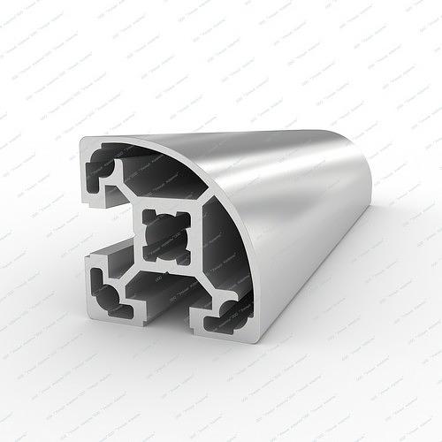 Алюминиевый конструкционный профиль 40х40 R анодированный фото 1