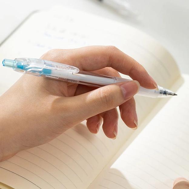 Ручка гелев. Deli Smoos EG057-BK черн. черн. (12шт) линия 0.5мм фото 3