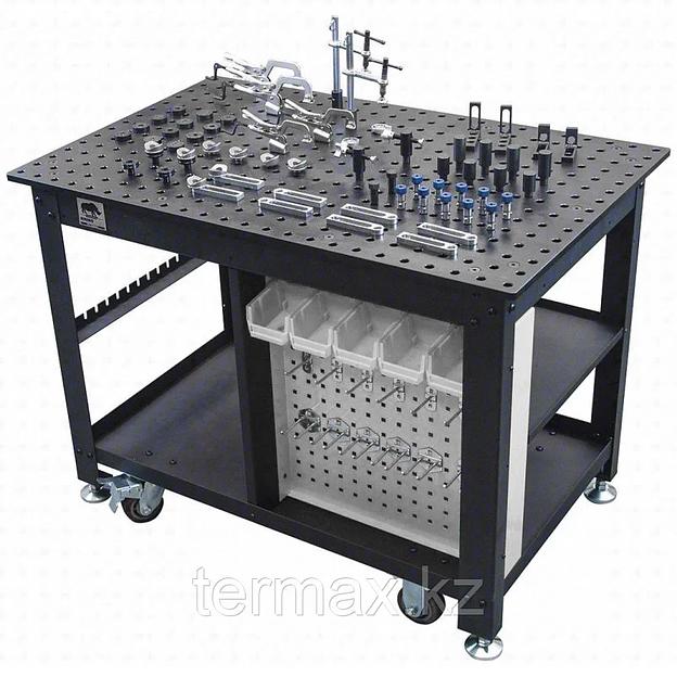 Изготовление мобильного сварочного стола с перфорированной панелью фото 1