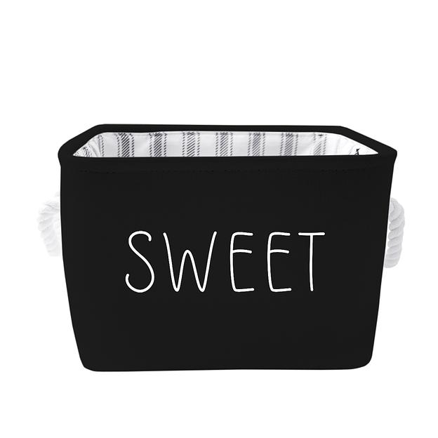 Корзина для хранения "Black", Д240 Ш240 В190, черный фото 1