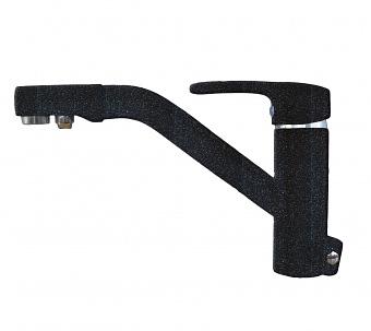 Смеситель ДУЭТ, черный фото 1