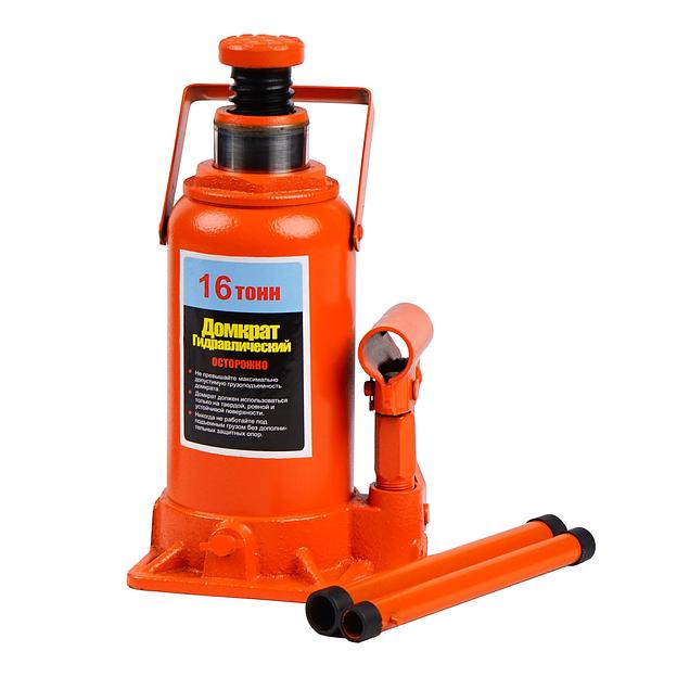 Гидравлический бутылочный домкрат 16т Kingqueen QJD24 фото 2