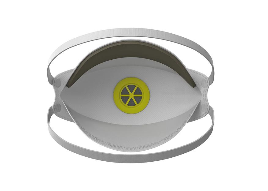 Трехпанельный респиратор DSK 3D 5520 НК фото 7