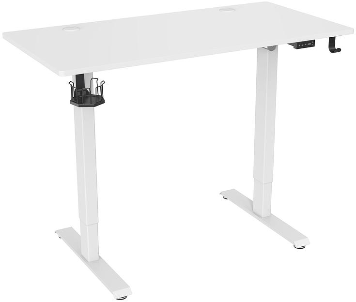 Стол Cactus CS-ED-WWT столешница МДФ белый каркас белый фото 1
