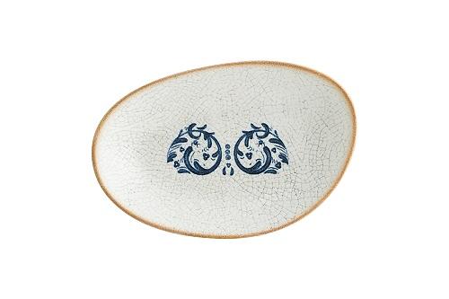 Салатник овальный 150*100 мм. 140 мл. h=30 мм. Виенто, форма Ваго /1/12/ фото 1