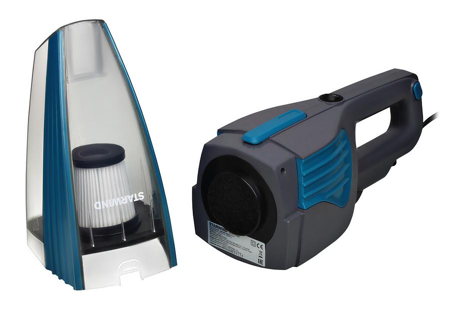 Пылесос ручной Starwind SCH1250 1000Вт бирюзовый/серый фото 10