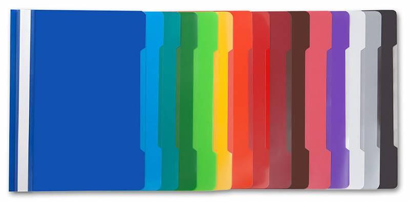 Папка-скоросшиватель Бюрократ -PS20TURG A4 прозрач.верх.лист пластик бирюзовый 0.12/0.16 фото 2