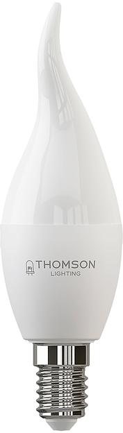 Лампа светодиодная Thomson TH-B2313 10Вт цок.:E14 свеча 220B 6500K св.свеч.бел.хол. Tail Candle (упак.:1шт) фото 1