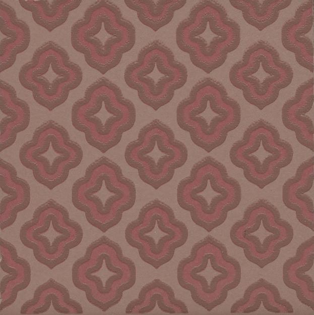 Декор Kerama Marazzi Агуста 2 розовый матовый 98x98 фото 1