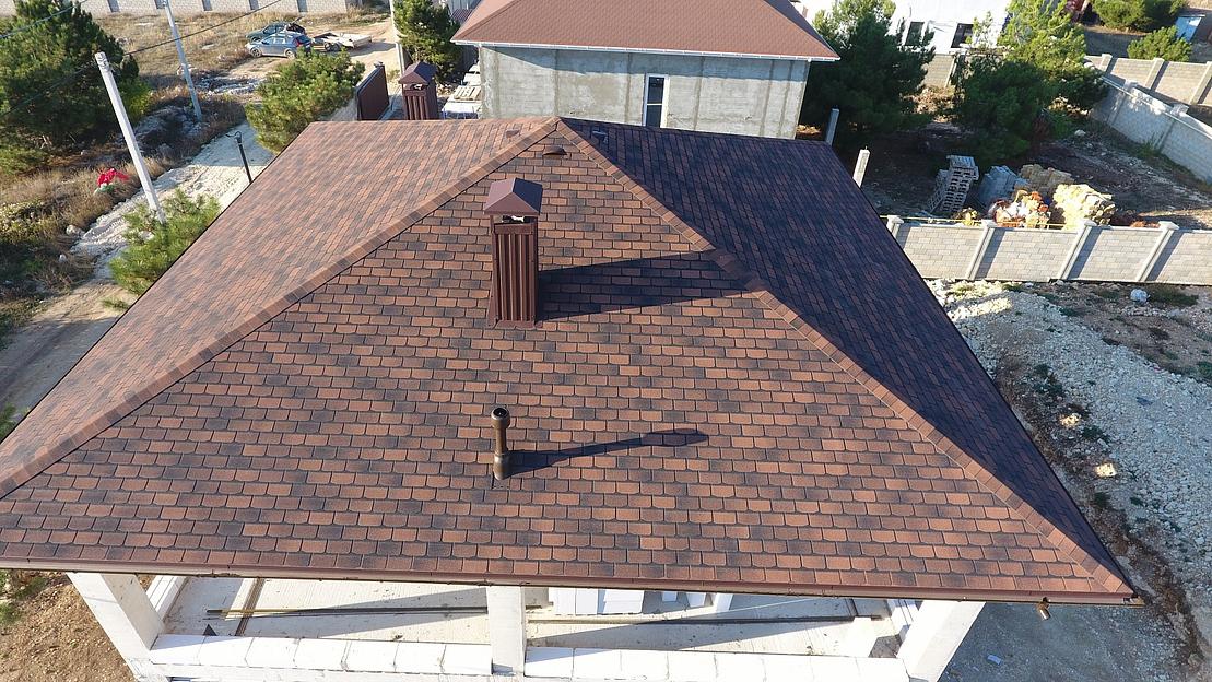 Гибкая черепица Döcke PIE Premium «Женева» кофе опт фото 6