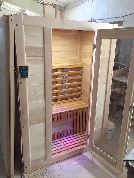 Двухместная ИК сауна с керамическими нагревателями фото 3