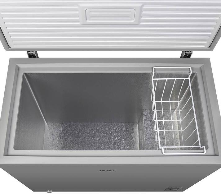 Морозильный ларь Maunfeld MFL200GR серый фото 9