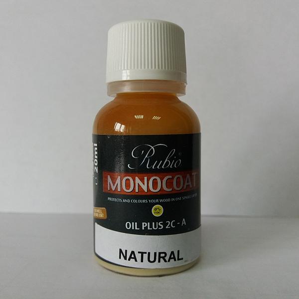 Масло Rubio Monocoat Oil Plus 2C component A, Natural, 20 ml фото 1