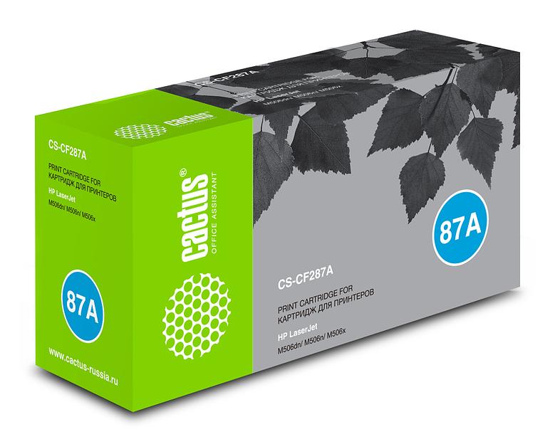 Картридж лазерный Cactus CS-CF287A CF287A черный (9000стр.) для HP LJ M506dn/M506n/M506x фото 2