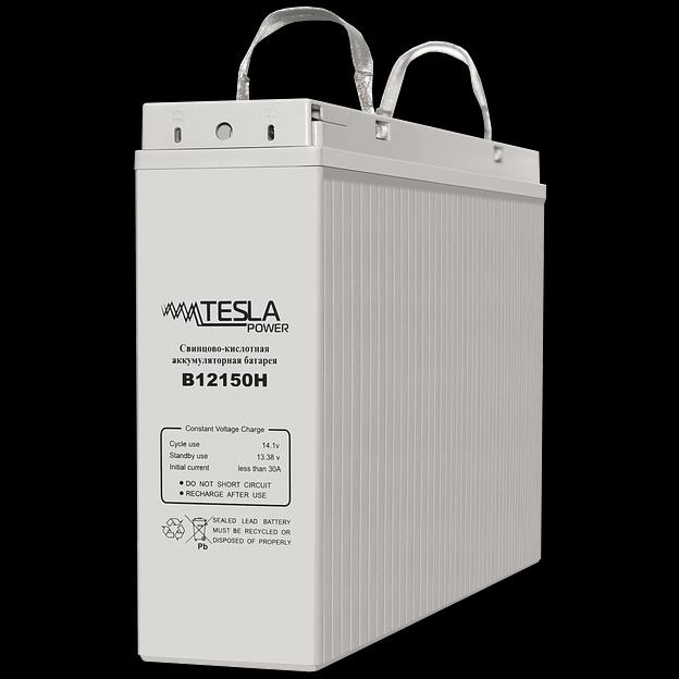 Фронт-терминальный герметичный необслуживаемый аккумулятор Tesla Power 12VDC 150Ач фото 1