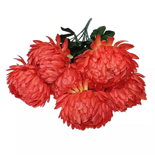 Букет пышных астр 7 голов 60см фото 8