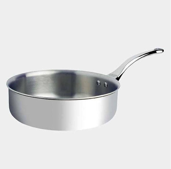 Сотейник 1,8 л. нерж. d=20 см. h=6,5 см. (индукция) Affinity De Buyer /1/ фото 1