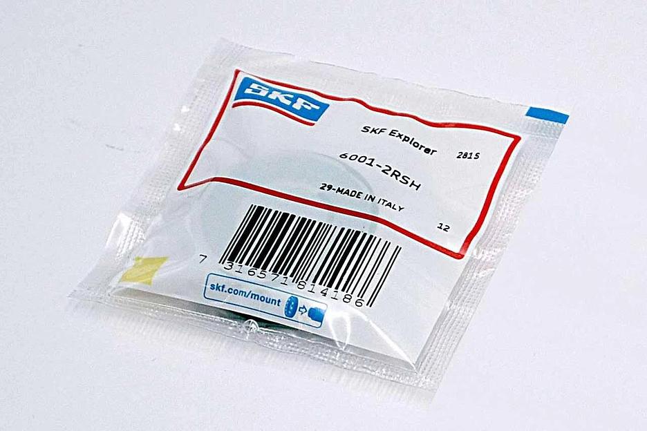 Подшипник SKF 6001 2RS (180101) 12*28*8мм фото 1