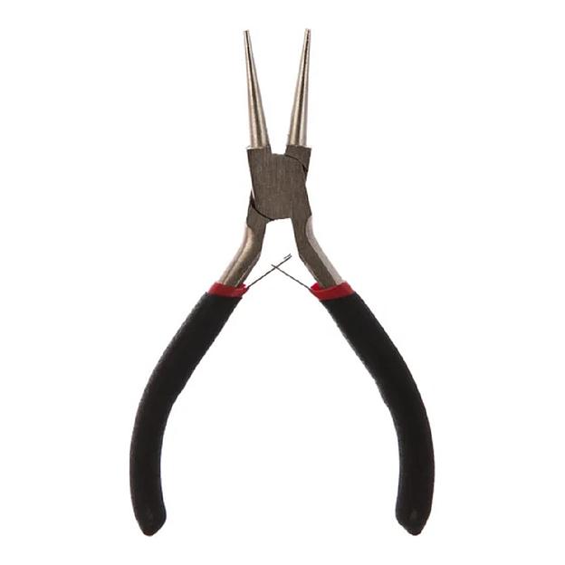 Rexant (12-4606) Круглогубцы Мини 120 мм никелированные, авторазжим, обливные рукоятки фото 1