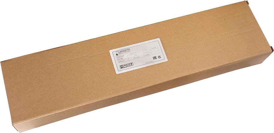 Кабельный органайзер горизонтальный Lanmaster LAN-ORG-PF/S-2U односторонний пальцы 2U шир.:19" фото 5