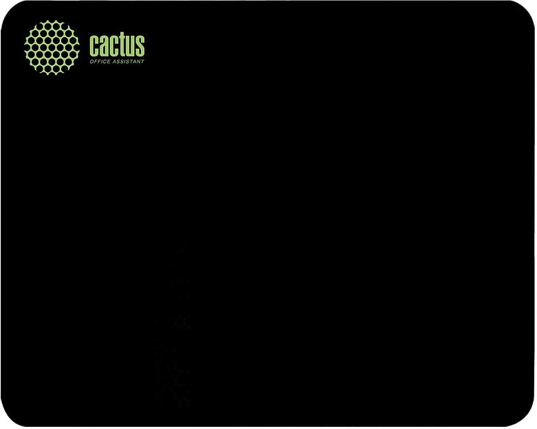Коврик для мыши Cactus Black 220x180x2мм (CS-MPС-P01XS) фото 1
