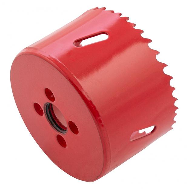 Коронка Matrix 72468 по дереву/металлу/пластику Д=68мм (1пред.) для дрелей/перфораторов фото 2