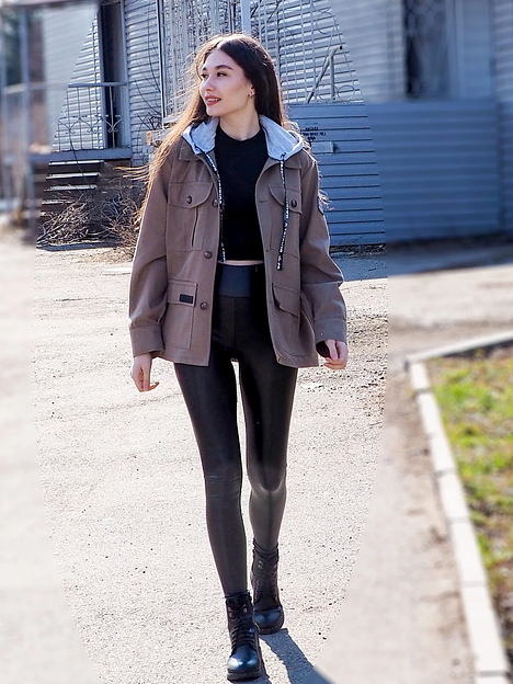 Жакет джинсовый «Спортсити» хаки 46 ОПТ фото 9