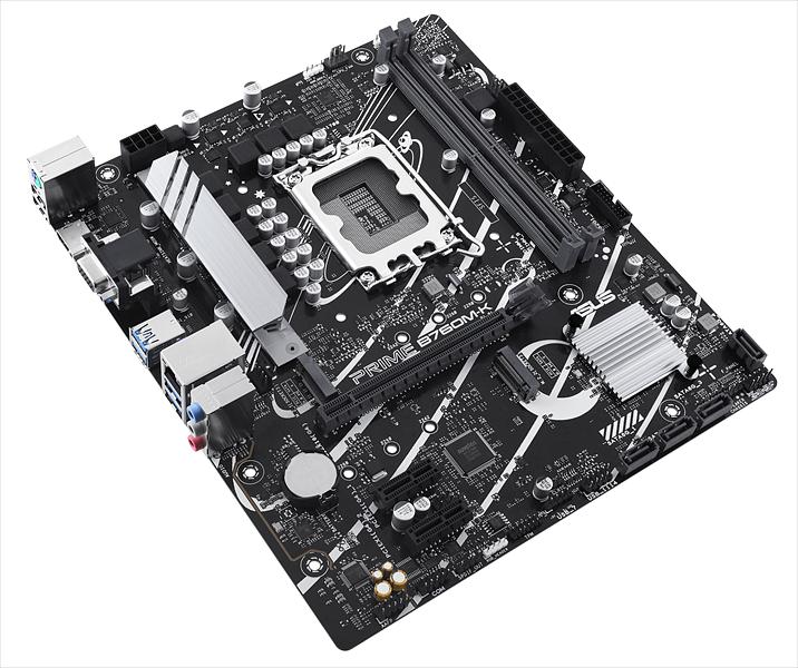 Материнская плата ASUS PRIME B760M-K, LGA1700, B760, 2*DDR5, HDMI+VGA, 4xSATA3 + RAID, 2xM2, Audio, Gb LAN, USB 3.2, USB 2.0, mATX; 90MB1FI0-M0EAY0 (PRIME B760M-K) фото 3