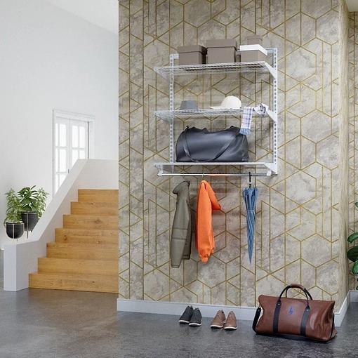 Система хранения «Навесная гардеробная 1200 белая 450» фото 1