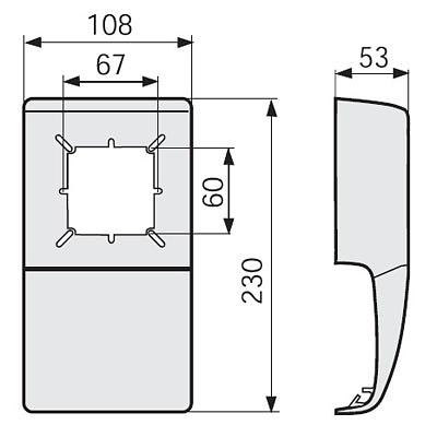 SQBA W Коробка под розетку фото 1