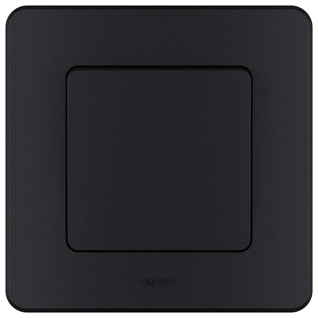 Legrand 673603 Выключатель одноклавишный - INSPIRIA - 10 AX - 250 В~ - антрацит фото 4
