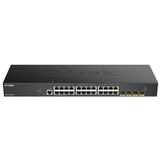 Коммутатор D-Link DGS-1250-28X/A1A 24G 4SFP+ настраиваемый фото 3