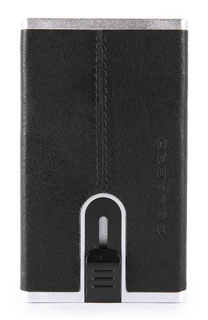 Чехол для кредитных карт Piquadro Black Square PP4825B3R/N черный натур.кожа фото 1