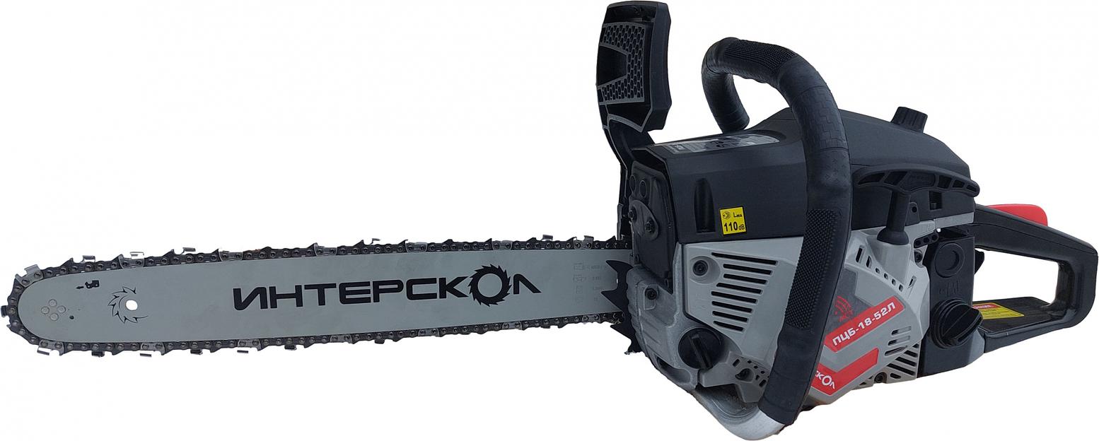Бензопила Интерскол ПЦБ-18/52Л 2400Вт 3.3л.с. дл.шины:18" (45cm) (845.0.0.40) фото 1