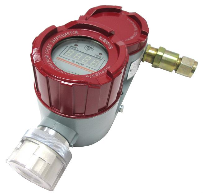 ДАК-CH4-129 ИБЯЛ.418414.071-129 датчик-газоанализатор CH4 взрывозащищённый одноканальный инфракрасный с блоком БПС-21М невзрывозащищённого типа, корпус из нержавеющей стали, рабочая температура от -60 до +80 °С, IP66-68, диапазон измерения 0 - 100 % НКПР, фото 3