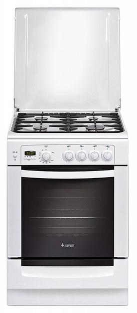 Плита Газовая Gefest ПГ 6100-04 белый реш.чугун фото 1