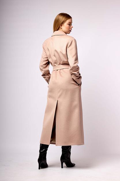 Женское демисезонное пальто деловое Mmoda бледно-розовый, арт.2223037 фото 7