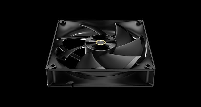 Вентилятор для корпуса Ocypus Delta F12 BK, 120x120x25mm, 4-PIN PWM, 500-2000 RPM, 29 DBA MAX, HYDRO BEARING фото 4