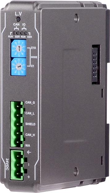 Коммуникационный модуль для сети CAN, 1 порт, протокол CANopen. Защита от пыли и влаги IP20. фото 1