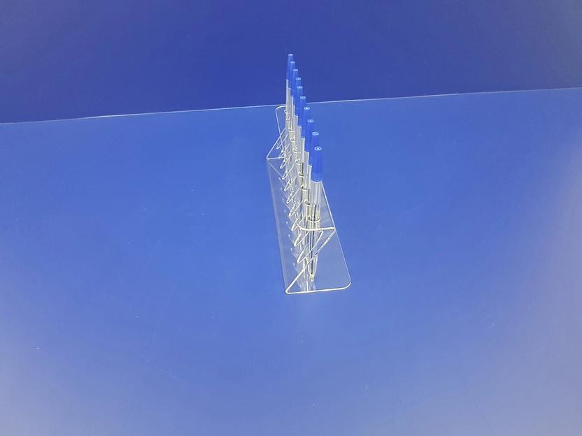 Подставка для ручек карандашей кистей 10 секции ( Z-образные) фото 2