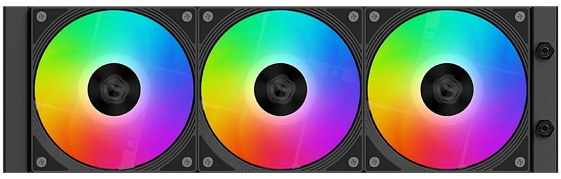 Система водяного охлаждения ID-Cooling Dashflow 360 XT Pro ARGB Soc-AM5/AM4/1200/1700/1851 черный 4-pin 16-34dB Al+Cu 350W Ret фото 3