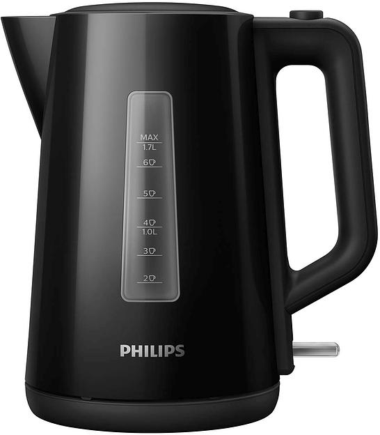 Чайник электрический Philips HD9318/20 1.7л. 2200Вт черный (корпус: пластик) фото 1