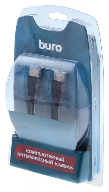 Кабель аудио-видео Buro HDMI 1.4 HDMI (m)/HDMI (m) 5м. Позолоченные контакты черный (BHP RET HDMI50) фото 4