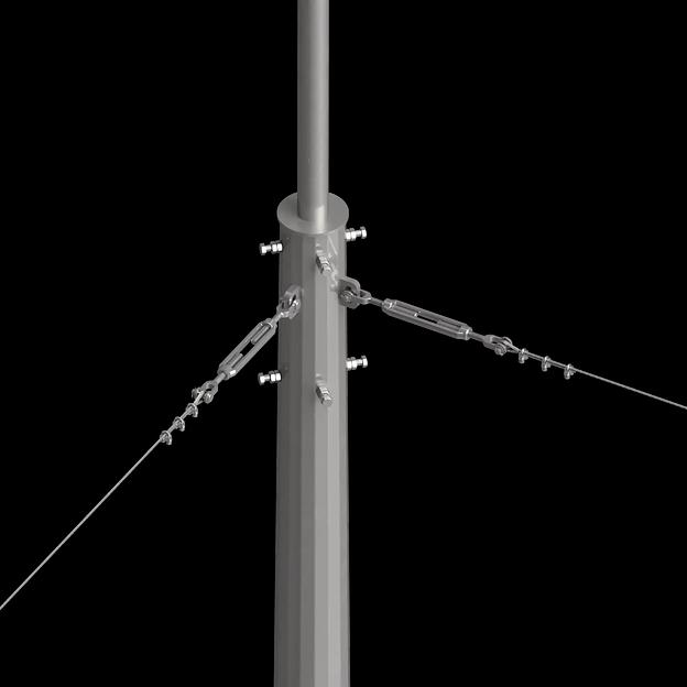 Молниеотвод отдельностоящий МОГК-20 и тросовый по типу МОГКт фото 4