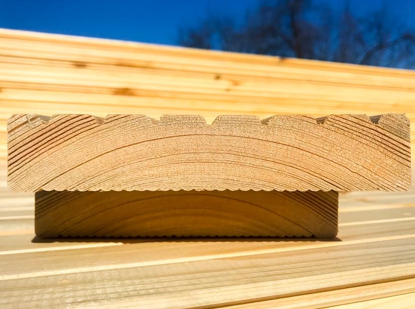 Террасная доска из сибирской лиственницы фото 2
