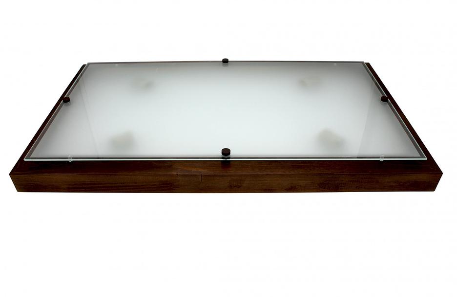 Светильник НПБ 02-4Х60-ХХХ УХЛ4 «Киото-3» натуральное дерево ОПТ фото 1