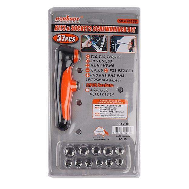 Набор Бит и рукоятки (37 шт) Horusdy SDY-94166 фото 6