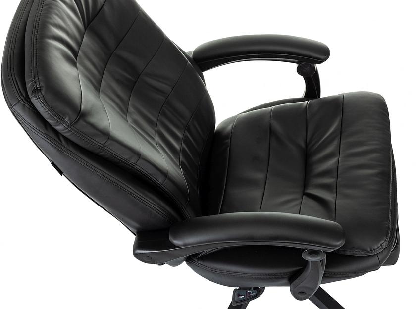 Кресло руководителя Бюрократ T-9950MSG-F черный эко.кожа крестов. пластик подст.для ног фото 10