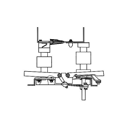Разъединители линейные горизонтально-поворотного типа РЛНДС–I–10.IV/400 УХЛ1 фото 1